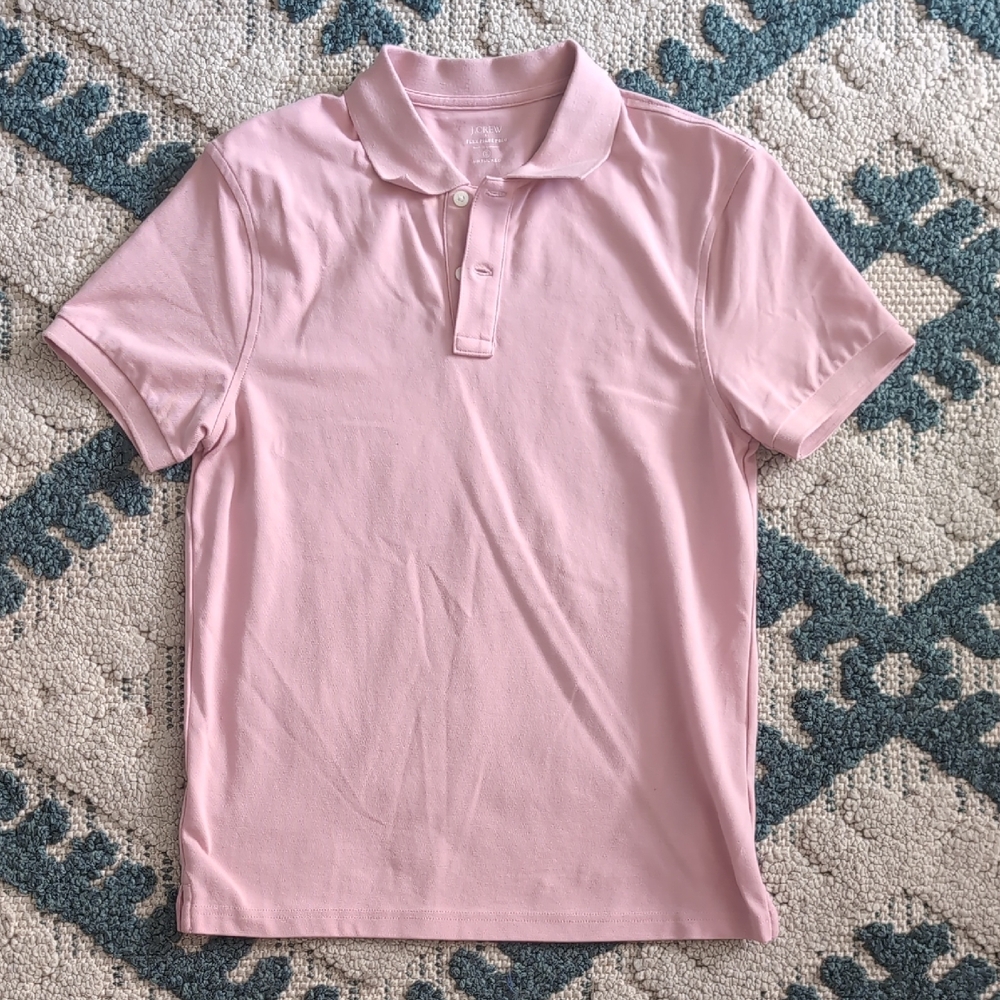 J. Crew Light Pink Polo Shirt